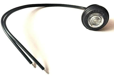 MelTruck® Weiße LED Umrissleuchte vorne Positionsleuchte E20 12V 24V für LKW PKW Anhänger