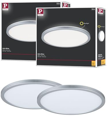 Paulmann 5225 LED Panel Abia rund 300 mm 2x22W 2x2200lm 2700K Chrom matt