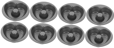 Cabilock 8pezzi Stampo Per Ciambelle Acciaio Carbonio Antiaderente e Facile Da Pulire Per Dolci Fatti Casa e Decorazioni Creative Cucina