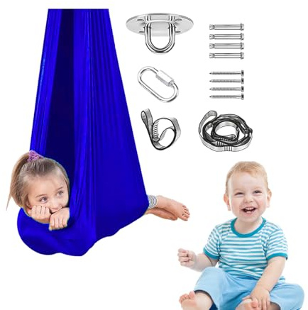 Sensorischer Swing – Therapiekern für den Innenbereich | beruhigende Kompressionsaufhängungsmatte für ADHS und SPD | Einschließlich Material, Tragen bis zu 100 kg, waschbar