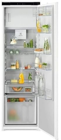 Electrolux Frigorifero da Incasso Serie 600 285 L – Monoporta con Vano Congelatore, Classe D, Porta Reversibile, Ventilato, LED, Tecnologia DynamicAir – Altezza 177 cm, EFD6DD18S
