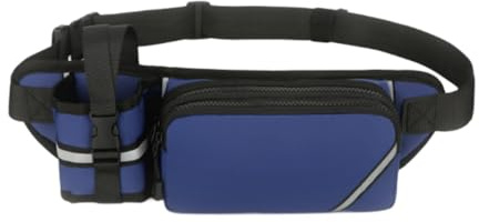 Gralara Trinkgürtel mit Halter für Wasserflaschen, Geeignet Zum Laufen Und Wandern, Navy Blau