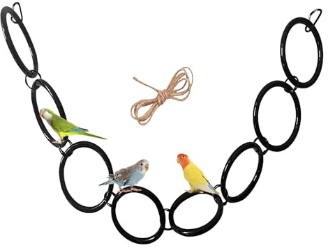 Générique Giocattoli di Arricchimento per - Anelli per Serpente di Grano | Accessori per Rettili e Anfibi per Sala di Osservazione Soggiorno Camera da Letto Zoo