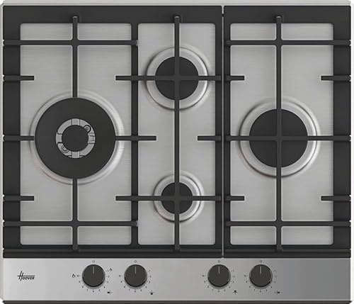 HHG6D5WC5X - Piano Cottura 4 Fuochi Gas 60 x 51 cm Inox
