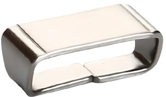 ROUHO Rostfritt Stål Klockremhållare - Smartwatchband Fästanordning Loop & Fastningsringar för Casio G-shock DW5600/5610/6900-Silver 22mm
