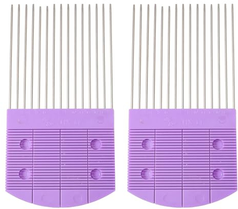 HORIALENCE 2 Pezzi Pettine Quilling Strumento per Arrotolare Carta Fai da Te Accessori Creativi per Lavori di Carta per Decorazioni e Tessitura Manuale