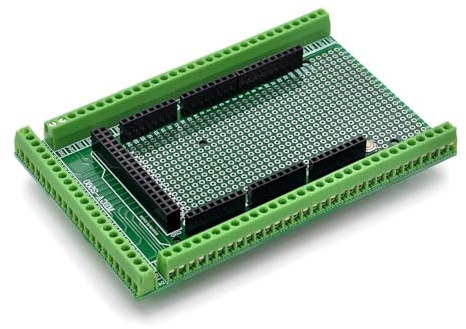 alloneslife Effiziente Klemmblock-Erweiterungsplatine für 2560 mit klarer Beschriftung, Entwicklungsplatine, Schraubklemmenblock