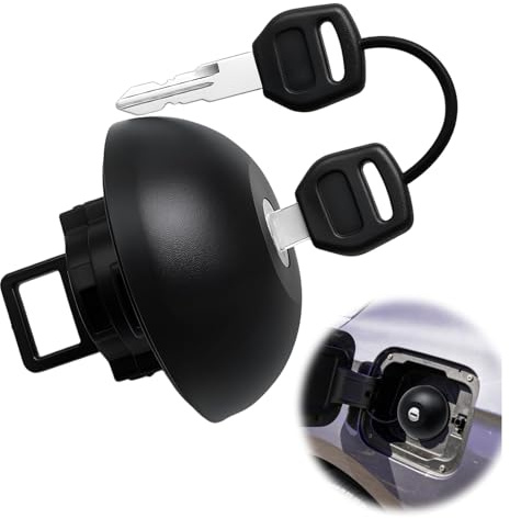 1 Pcs Bouchon Reservoir Essence avec 2 Clés, Bouchon Carburant Compatible OEM 7701471585, 7701470950, Bouchon à Clé Essence pour Master II, Clio, Kangoo, Trafic (1998-2010)
