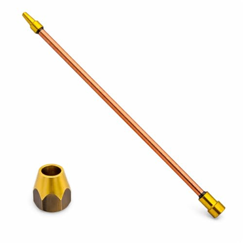 Lanza maleable para soplete soldador - Cuerpo de cobre / punta de latón - Pieza de repuesto oxiacetilénico (400L)