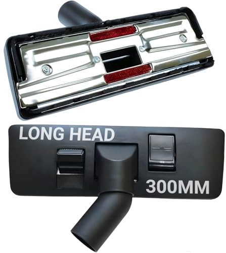 32mm Henry Hoover Head Replacement | 300mm Extended Neck Floor Brush with Dual Pedal | Durable Henry Hoover Attachments | Compatible with Numatic, Henry, Hetty, HVR160, HVR200, NRV200, NRV240 & More