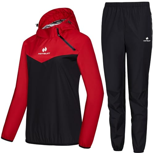 HOTSUIT Trajes de Sudoración Mujer Sauna Traje Pérdida de Peso Gimnasio Entrenamiento Fitness Trajes de Sudor Chaqueta Pantalón
