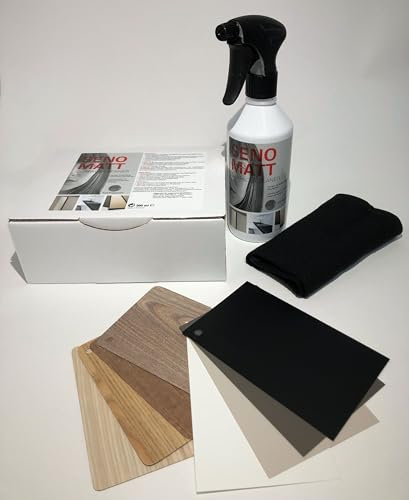 Möbelreiniger SENOMATT 500ml inkl. Reinigungstuch für matte Möbeloberflächen & Küchenfronten | Antifingerprint & Antistatisch | Effektive Fleckenentfernung und Staubschutz Esstisch Couchtisch Küche