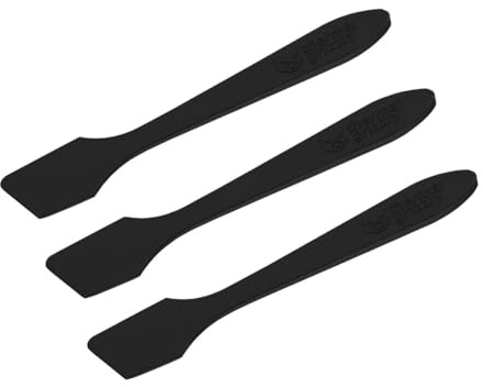 Thermal Grizzly TG Spatula 3x Spachtel für Wärmeleitpaste und Putty | 3er pack, mehr sicherheit, gleichmaessig, präzise verteilung, cpu, gpu, kunststoff, repaste, pc kühlung
