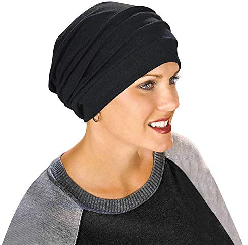 Women Sleep Cap Chemo Headwear Headband Turban Hat Ladies Muslim Headscarf Stretch Night Headcover Slouchy Beanie Skull Cap Bandana Head Wrap Sleep Bonnet Hat for Chemo Cancer Hair Loss Hair Beauty