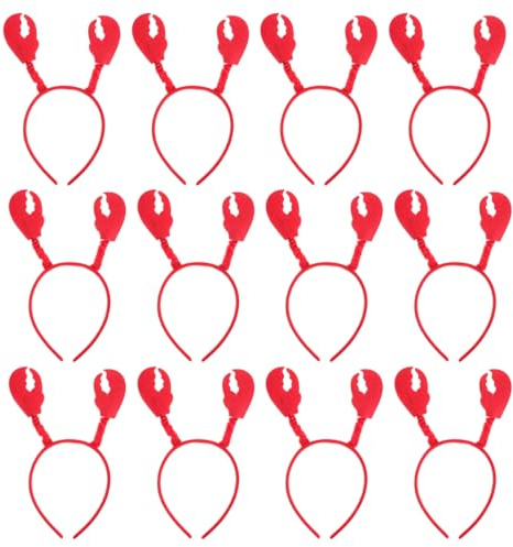 ifundom Crab Headband Cartoon Hairband for Kids and Adults Party Favors Cosplay Costume Accessory Comfortable Cloth Material for Photos and Festivals