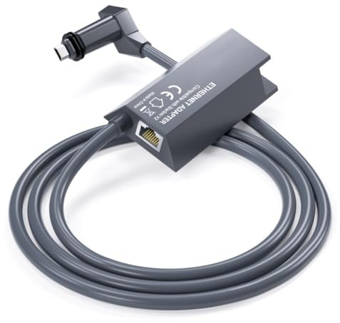 Adaptateur Ethernet pour Starlink V2, connexion Internet filaire 1 Gbit/s vers RJ45, adaptateur Ethernet pour réseau externe filaire, connexion réseau pour Starlink Actionné Gen 2