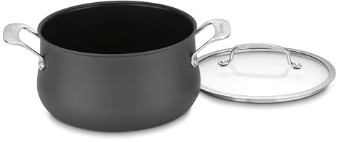 Cuisinart Contour 5-Quart PURELYCERAMIC™ Nonstick PFAS Free Hard-Anodized Dutch Oven with Cover, 6445C-22
