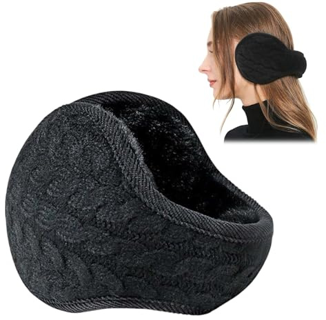 Öronvärmare, Öronmuffar, Vinter Öronvärmare, Fleece Öronskydd för Vintern, Justerbar Vikbar Öronmuffar Vintertillbehör för Män Och Kvinnor för Utomhusaktiviteter Skidåkning Promenader Löpning