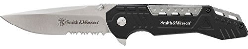 Smith & Wesson Erwachsene Messer Taschenmesser, schwarz, 22 cm, 42646
