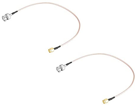 Akozon Cavo Coassiale, RG316 Connettore 2pz 50Ω 30cm SMA Maschio a Maschio BNC per Adattatore Prolunga Antenna Audio/Video/TV Via Cavo Antenna e Satellite