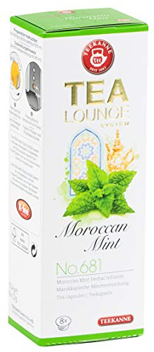 Teekanne Tealounge Kapseln - Moroccan Mint No. 681 Kräutertee Mischung (8 Kapseln)