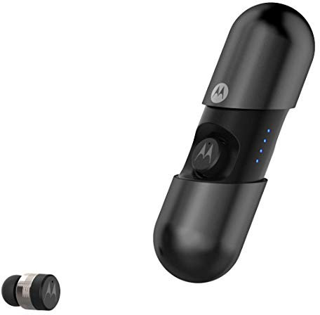 Motorola VerveBuds 400 - Écouteurs Bluetooth 5.0 - Oreillettes sans fil True Wireless - 9h et Micro Intégré pour mono ou dual - Waterproof IP56 - compatibles avec Alexa, Siri et Google