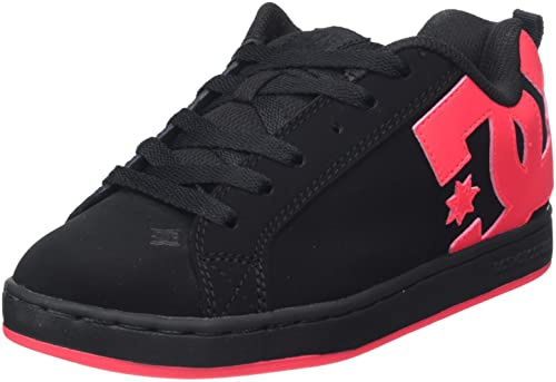 DC Shoes - Court Graffik - Shoes for Women, Zapatillas, Black/Hot Pink,