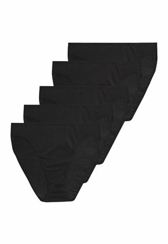 Marks & Spencer Culottes Échancrées Femme Lot de 5, Coton et Modal