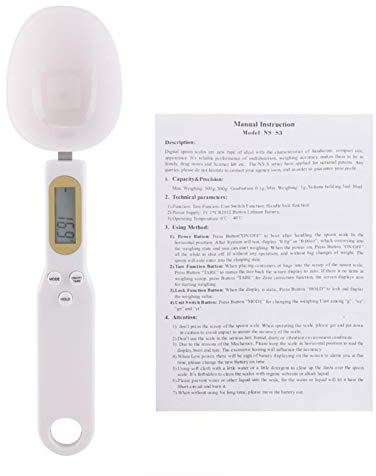 Jingyi Cuillère numérique 500 g/0,1 g avec écran LCD
