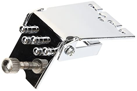 Milisten Banjo Saitenhalter Gitarre Saitenhalter Dreieck Musikinstrument Banjo Supplies Banjo Bridge Saitenhalter Banjo Zubehör Saitenhalter für 5-Saiten Banjo Metall Advanced Part