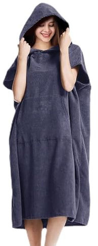 Surnuo Serviette de sauna à domicile très absorbante et lavable en machine pour sauna infrarouge. Sac de sauna super doux 85 x 110 cm Bleu marine N