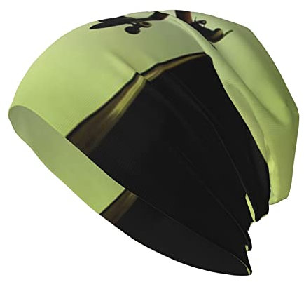 Big Fish Beanie Mützen Lustiger Stretch Schal Kopfwickel Multifunktionale Leichte Strickmütze für Männer Frauen, Skateboard, EinheitsgröÃŸe