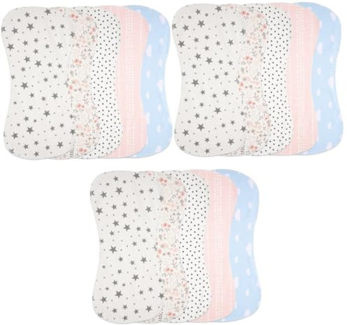 ifundom 15stücke Teiliges Spucktücher Baumwolle Weiche Saugfähige Mulltücher Für Neugeborene Für Jungen Und Mädchen Maschinenwaschbar Und Trocknergeeignet