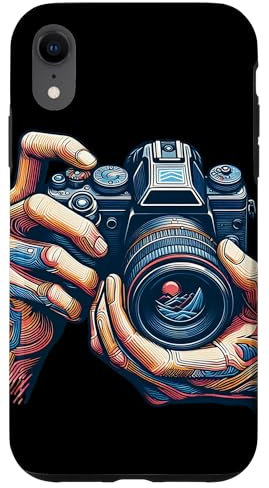 Vintage Analog SLR Camera Art Photographer Film Case for iPhone XR