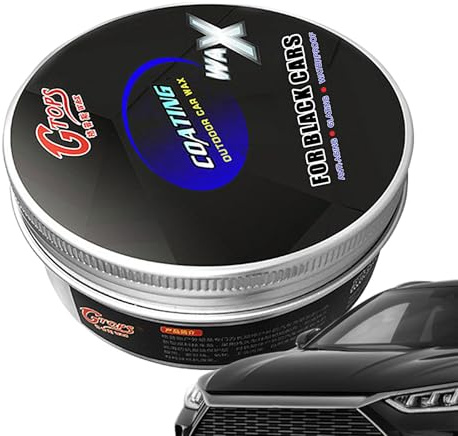 Auto Wachspolitur - 200g Auto Polierpaste Kratzer Schwarz, Autopolitur Kratzer Entfernen, Auto Polierpaste Schwarz, Entfernung Von Kratzer Schutzwachs Lackpflege, Glänzt Und Schützt Ihr Fahrzeug