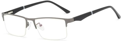 EYEphy Herren Business Bifokal Anti-Blaulicht HD Lesebrille,Asphärische Harzgläser Anti-Müdigkeit Lesebrille,02,+2.0