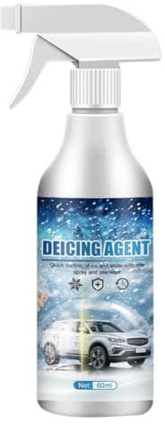 kkiuop 60ML Windshield De-Icer Instantly Melts Ice Snow Melting Hydrophobic Coating Defrost Tool Snow Liquid Clean Windshield C1F1