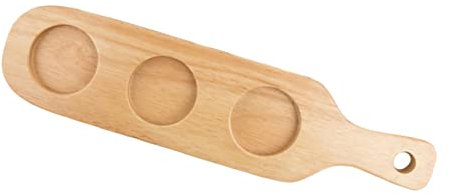Alipis 1pc Portabicchieri in Legno Decorativo Per Bevande Con Manico - Design