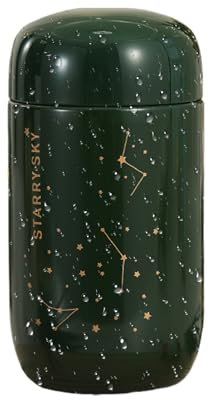 Rrlihjgu Botellas Térmicas - Cantimplora Estelar Pequeña - Termo Aislado Doble Pared al Vacío para Bebidas Frías y Calientes - para Deportes, Senderismo, Viajes y Actividades al Aire Libre