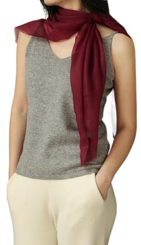 Prettystern Damen 100% Kaschmir leicht hauchdünn Ring Tuch aus feiner 200 garn Cashmere Fäden für Frühling Sommer