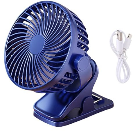 SLXLYH Ventilateur Circulation d'air Efficace avec Pêche Flexible Petit Ventilateur Refroidissement Rechargeable USB pour Le Siège D'auto Bureau Utilisation Tente