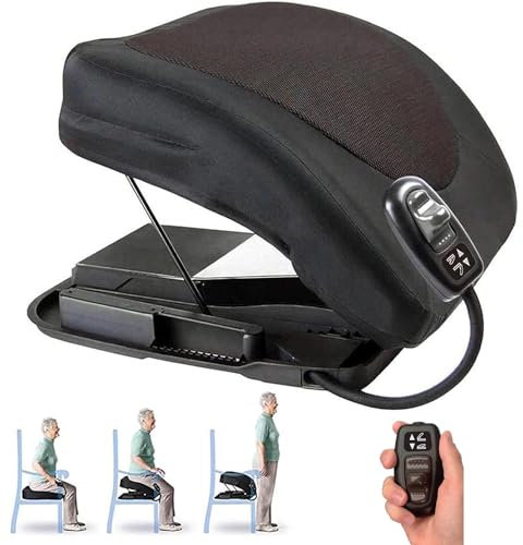 Sollevatore Per Sedia Supporto Divano Sedile elevatore elettrico con cuscino di supporto per sedia, regolabile in altezza e supporto per divano, portatile e alimentato