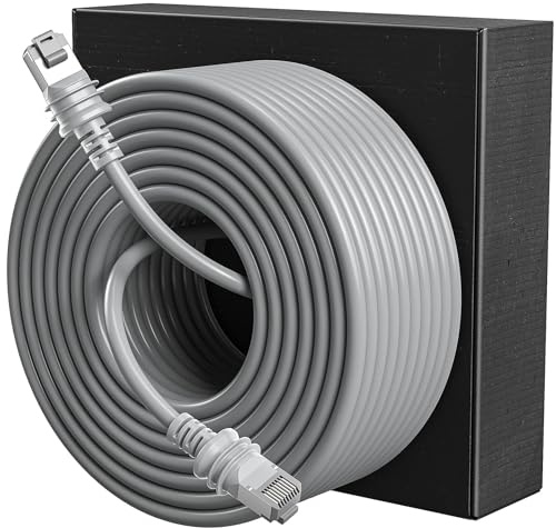 Txtcu Starlink Gen 3 Cable 25M, Waterproof Starlink Cable Extension for Starlink Standard Actuated Gen 3 / Satellite V3, Replacement Starlink Ethernet Cable Gen 3