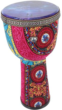 8 Zoll Djembe Handtrommel für Kinder und Erwachsene Leicht | Pvc, Tragbar und Leicht, Feine Verarbeitung, Zartes Design, für Anfänger Geeignet