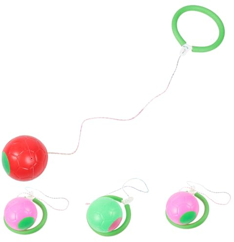 Milisten 4 Piezas Pelota Saltarina para Unidades Juguete de Salto Pierna Bolas Rebotadoras Seguras y Suaves Colores Aleatorios para Aire y Ejercicio Infantil Color Color Aleatorio