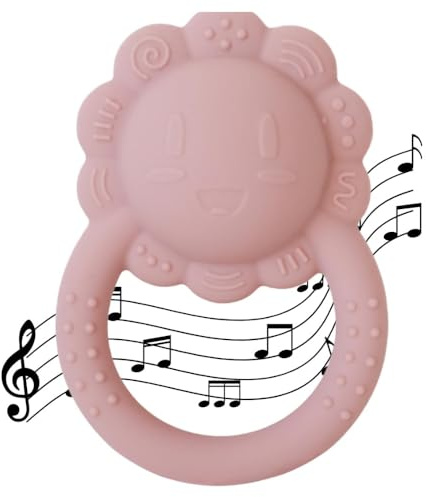 Little Creation Mighty Lion Rattle Teether | Teething Toys For Baby | 100% BPA Free - 3-12 Months Toy | Babies Rattle- For Sensory and Auditory Development | Baby Soothers & Teethers | Gift for Babies