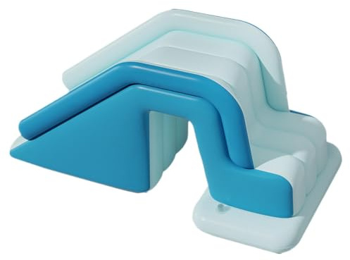 Blow Up Slide | Foldable Blow Up Pool Slide | Non-Slip Family Gatherings Ra | Blow Up Pool Slide for Youth Backyard Beach Pond Water Park Summer Parties Family Blow Up Slide Quick-Setup Family-Sized Non-