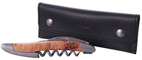 Forge de Laguiole Coteau Sommelier, Genévrier, Caisse, Mitre en Acier Mat