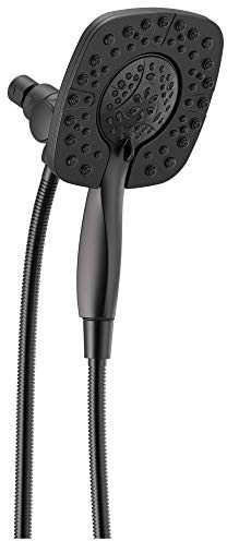 DELTA Faucet 58498-BL In2ition Hand Shower Head 1.75 GPM 4-Setting Combo, Matte Black
