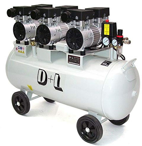 Flüster Kompressor Luftkompressor 100L leise Silent Druckluft 44312 Kompressor AWZ